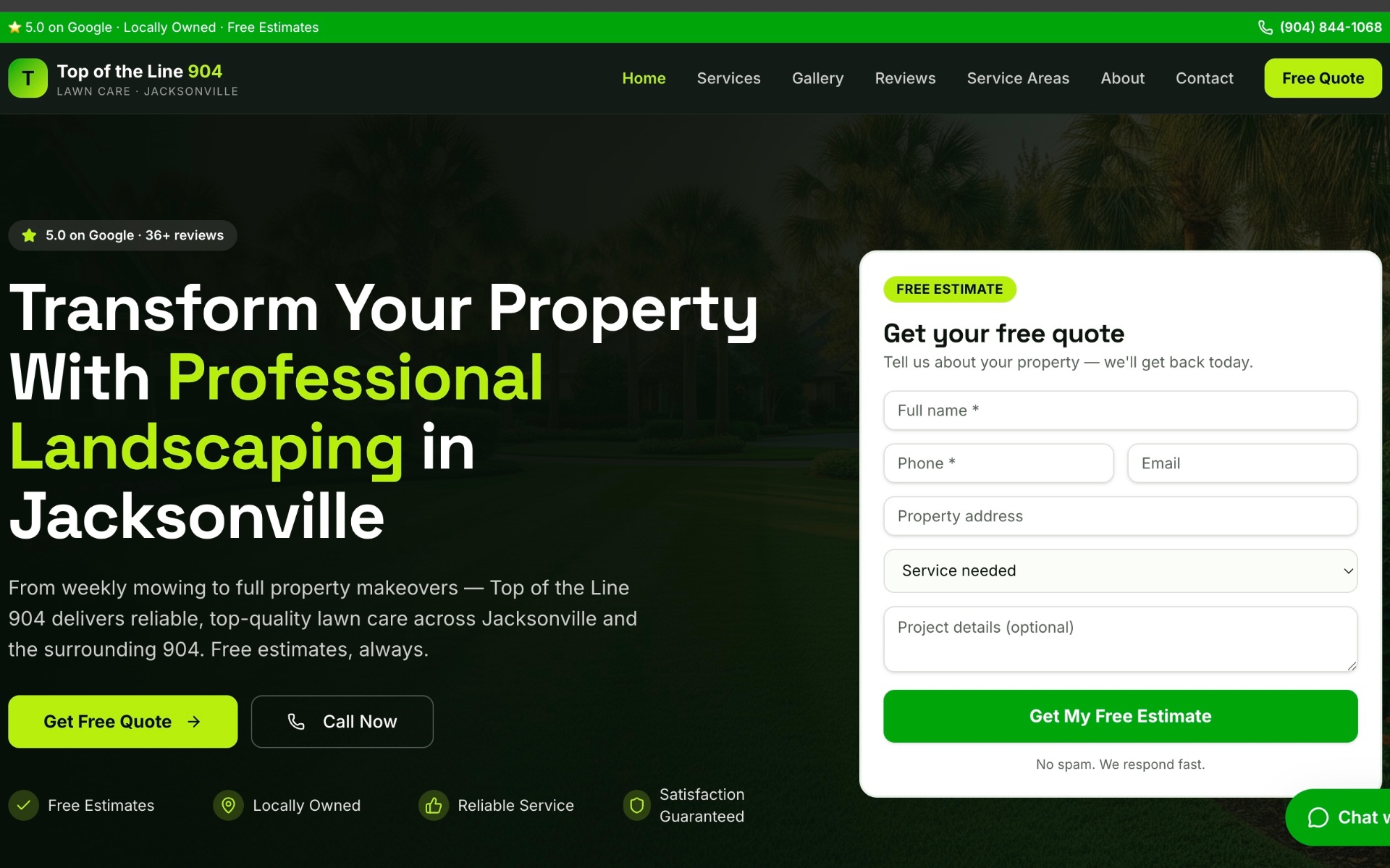 Top of the Line 904 Lawn Care